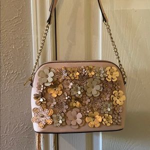 Kelly & Katie pink & metallic crossbody purse NWOT